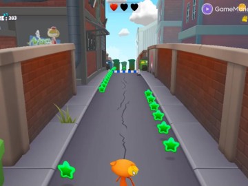 Angry Cat Run Zombies Alley