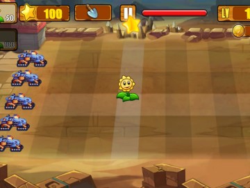 Angry Plants Fighting