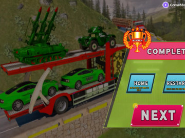 Army Car Truck Transport Game