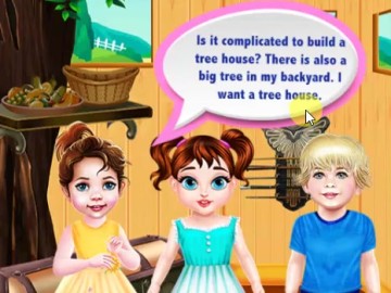 Baby Taylor Builds A Treehouse