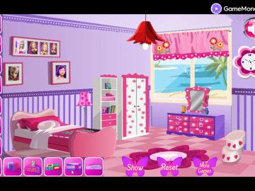 Barbie decorate bedroom