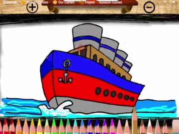 BTS Boat Coloring