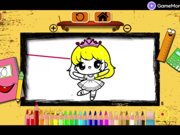 BTS Princess Coloring Book