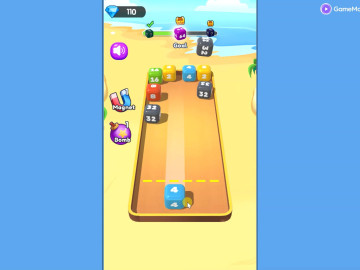 Chain Cube 2048 3D Merge Game