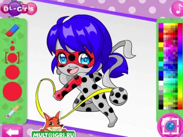 Chibi DottedGirl Coloring Book