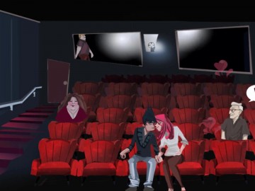 Cinema Lovers Hidden Kiss