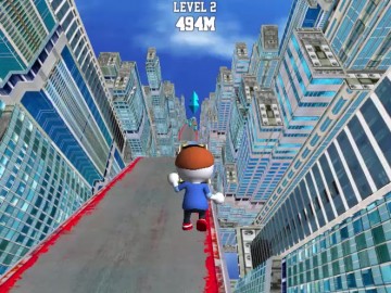 Crazy Runner in City