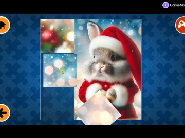 Cute Christmas Animals Jigsaw
