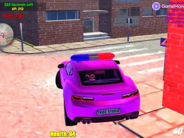 Grimace vs Police SuperCar