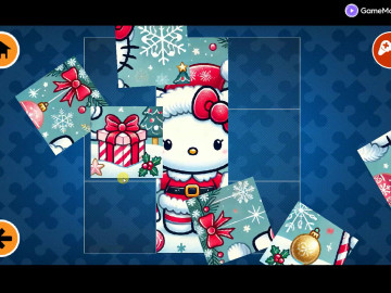 Hello Kitty Christmas Puzzle: Festive Holiday