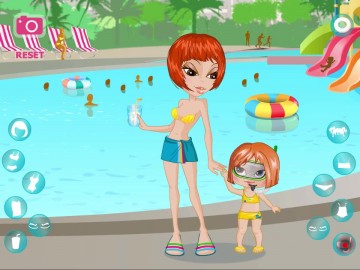 Mother Daughter Waterpark