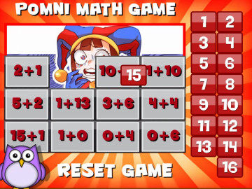 Pomni Math Game