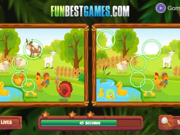 Spot the Difference Animals